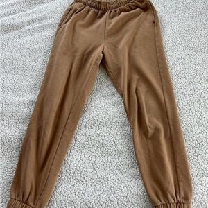 DSG Brown Elastic Waist Jogger Pants - Casual Bottoms